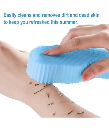 Soft Exfoliating 3D Bath Sponge Set for Adults, Children, and Pregnant Women - Buy Online on GoSupps.com