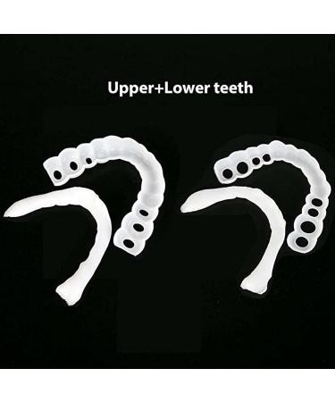 2 Pairs Veneers Dentures - Temporary Tooth Repair for Imperfect Teeth - Buy Online on GoSupps.com