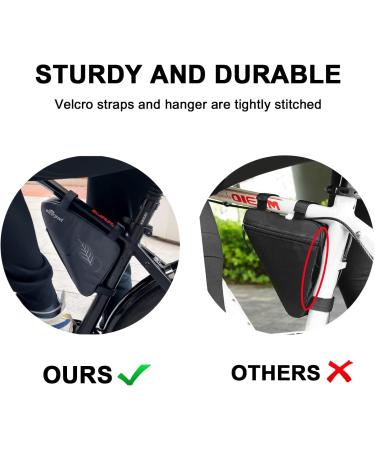 NDAkter Bike Bag - Water-Resistant Triangle Pouch for Phone, Wallet, Keys & Tools | Cycling Accessories for Road Bike MTB Commute - Buy Online on GoSupps.com