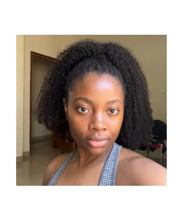 Ponytail Extension Drawstring Ponytail Afro Kinky Curly Ponytails Extensions for Black Women 12-26" Human Hair Ponytail Hairpiece Clip In Afro Remy Hair Extensions Ponytail Hairpiece for Women (Col 26Inch 100g Afro Kinky Curly
