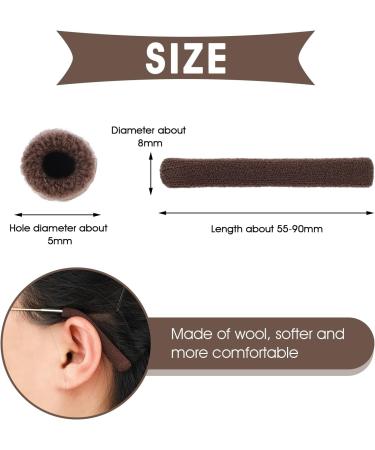 16 Pieces Eyeglass Ear Cushions Soft Knitted Cotton Anti Slip Temple Pads Eyeglass Temple Tips Eyeglass Pads Behind The Ear Eyewear Retainer Glasses Arm Sleeve for Glasses Sunglasses 4 Colors - Buy Online on GoSupps.com