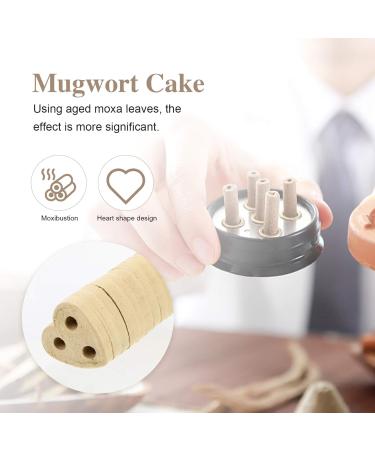 GLEAVI 30 Pcs Ai Cake Stickers | Heat Therapy Cake & Chinese Acupuncture Moxa Wormwood Heart Shaped Cakes - Shop Now! - Buy Online on GoSupps.com