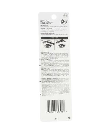 Revlon Colorstay Brow Pencil 7643-03 Auburn 0.012oz - Buy Online on GoSupps.com