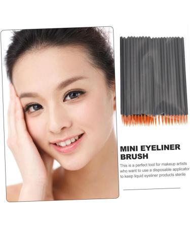 DOITOOL 200 Pcs Disposable Eyeliner Brush Makeup Brush Gel Eyeliner Pencil Artificial Fiber Brush Make up 9x6.5cmx2pcs Blackx2pcs - Buy Online on GoSupps.com