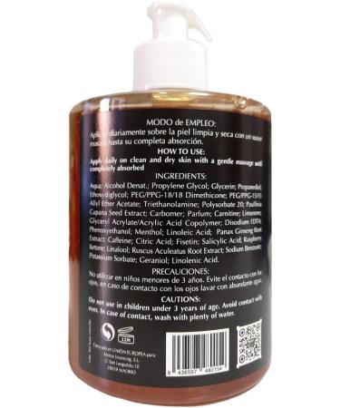 Hydrae - Anti-Cellulite Slimming Gel 500ml - Firming Cream Caffeine and L-Carnitine - Antioxidant Effect - For Women and Men - Stomach and Hips - Buy Online on GoSupps.com