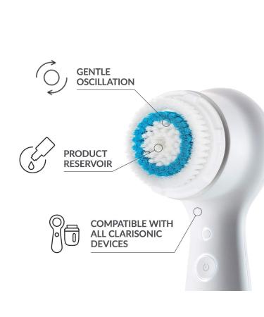 Clarisonic Deep Pore Facial Cleansing Brush Head Replacement 4-Count | Compatible with Mia 1, 2, Fit | Individually Packaged - Buy Online on GoSupps.com