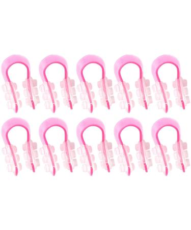 MAGICLULU Pince Nez en Silicone Souple 10 Pcs Correcteur et Rehausseur de Nez Ergonomique Outil de Modelage pour Affiner et Relever Accessoire Beaut Visage pour Usage Quotidien
