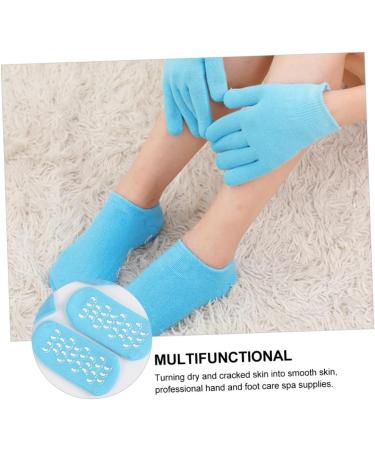 Mikinona 2 Sets Hand and Foot Care Set Moisturizing Gloves Gel Socks Spa Socks Dry Hands Gloves Hydrating Socks Dry Cracked Hands Gloves Moisturizing Mitten Moisturizing Socks Vegetable Gel - Buy Online on GoSupps.com