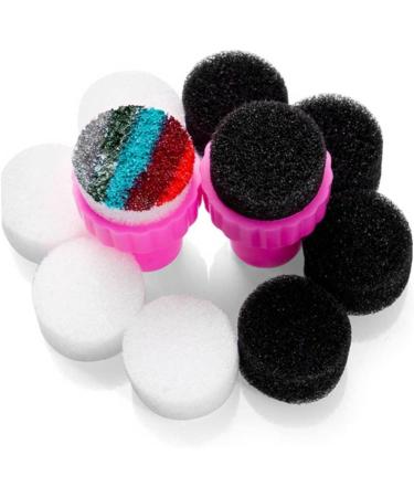 Nail Art Stamper Polish Remover Sponge Set Wedges Manicure Nail Gradient Tools Cleaning sponge - Buy Online on GoSupps.com