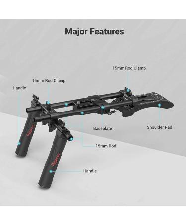 SmallRig Universal Basic Camera Shoulder Mount Kit for DSLR, Mirrorless, Small Cameras - 2896 - Buy Online on GoSupps.com