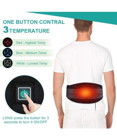 Buy Pincou Lumbar Support | Warming Abdominal Strain Relief | Double Adjustment Compression Straps for Men & Women - Buy Online on GoSupps.com