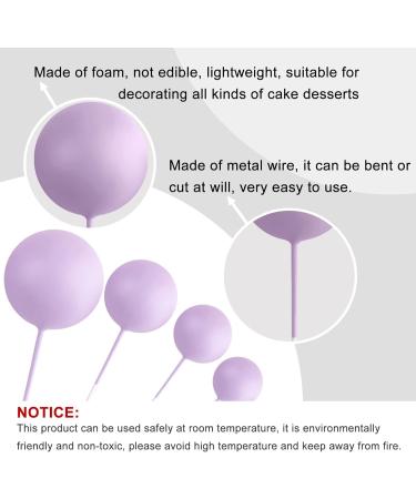 Astaron 20 Mini Light Purple Tortendeko Balls - Cake Toppers for Weddings Birthdays & Baby Parties - Buy Online on GoSupps.com