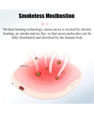 Cenap Sitting Moxibustion Instrument - LED Display Timer Adjustable Temperature & Vibration for Menstrual Relief & Fatigue - Smoke-Free Moxibusstool - Buy Online on GoSupps.com