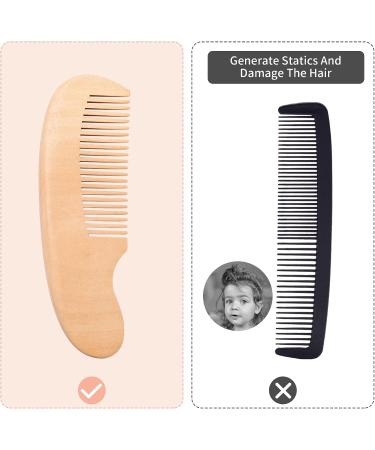 Baby Hair Brush and Comb Set - Gentle Grooming for Delicate Hair | S6 - Buy Online on GoSupps.com