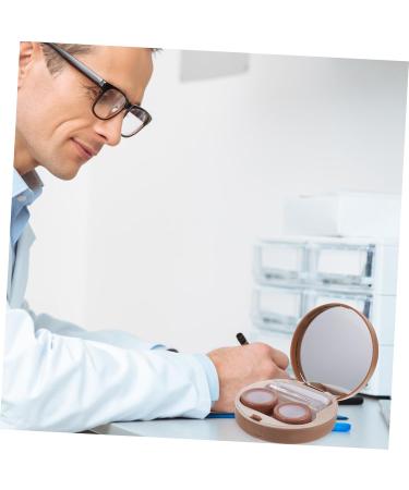 Buy Healvian Portable Contact Lens Case with Mirror & Tweezers | Cute Travel Tool Set for Eye Care - Best for Outdoors & Everyday Use - Buy Online on GoSupps.com