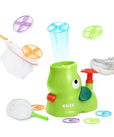 Sitodier Fly slice of launcher toy-flying saucer Outdoor toys for children aged 3-12 years |Pressing and catching activity toys for young girls outdoor game