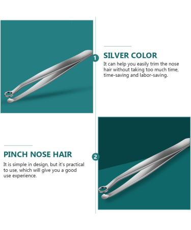 High-Quality Stainless Steel Tweezers for Eyebrow & Nose Grooming - Precision Plucking Tool - Buy Online on GoSupps.com