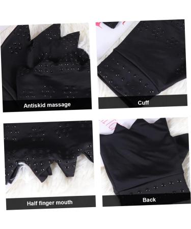 3 Pairs Half-Finger Magnetic Therapy Gloves | Protective Anti-Gloves for Maximum Comfort - Buy Online on GoSupps.com