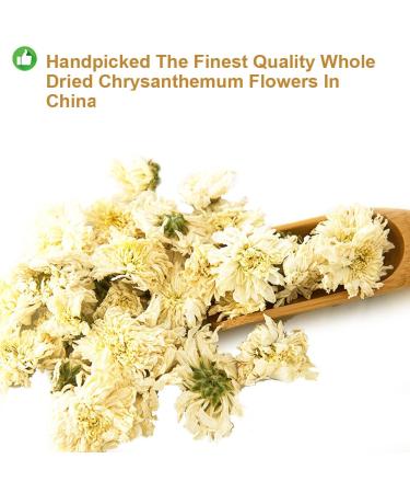 Huangshan Gongju Yellow Chrysanthemum Tea - 30g | Herbal Beauty & Skin Care Health Benefits | Premium Chinese Flower Tea - Buy Online on GoSupps.com