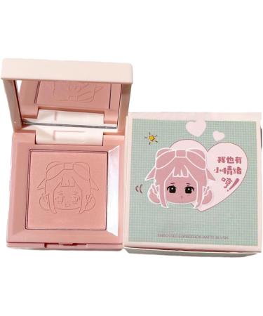 Blush Powder | 4-in-1 Matte Blush Palette for Cheeks - Cute Girl Emoticon Creamy & Blendable Color Face BlushesLong-Lasting All-Day Face Enhancing Makeup Color - Buy Online on GoSupps.com