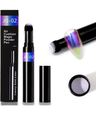 Roseflower 6 Sticks Air Cushion Chrome Powder Pencil - Holographic Nail Powder for Shiny Metallic Mirror Effect - Durable DIY Nail Art Tool - Buy Online on GoSupps.com