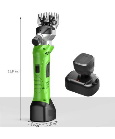 thickvalley Cordless Sheep Shears 2500R/MIN Rechargeable Electric Wool Shears with 2 Lithium Batteries and Spare Blades Sheep Shears Grooming Tolls for Shaving Fur Wool in Sheep Goats Cattle Red - Buy Online on GoSupps.com
