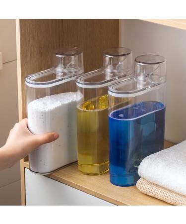 Pteanecay 3Piece Laundry Detergent Dispenser Dispenser Laundry Detergent Organizer for Laundry Room Organization - Buy Online on GoSupps.com