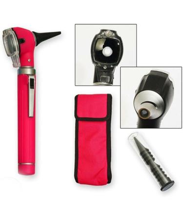 Mini Ootoscope with LED Light - Diagnostic Tool for Healthy Ears in Adults Children Babies & Pets (Pink) | International Shipping - Buy Online on GoSupps.com