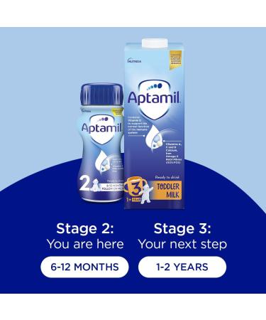  Aptamil Aptamil 2 Follow On Baby Milk Formula 6-12 Months 200 ml - Buy Online on GoSupps.com