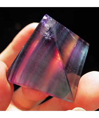1pcs Amethyst fiuorite Natural Quartz Crystal Pyramid heal Collection Full of Texture - Buy Online on GoSupps.com