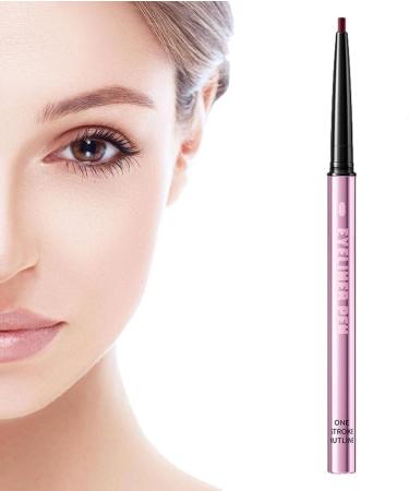 Eye Liner Pencils Waterproof Eyeliner Pencil Eyeliner for Delicate Liners | Natural Colored Candelilla Wax Eye Liners for Women Men Easily Remove No Caking Eye Makeup Fanelod Claret - Buy Online on GoSupps.com