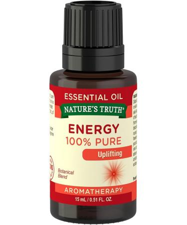 Buy Nature's Truth Energy Essential Oil 0.51 Fl Oz Boost Your Vitality | International Shipping Available - Buy Online on GoSupps.com
