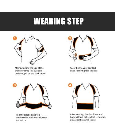 Zszbace Posture Correction Back Support for Men & Women | Relieve Back Pain Correct Hump & Lordosis | 5 Sizes Available for Office & Sports - Buy Online on GoSupps.com