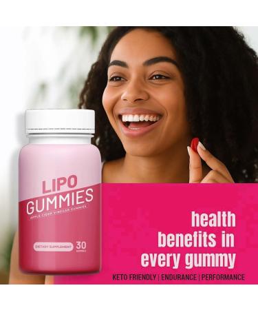 Lipo Gummies - Official ACV Premium All Natural Gummys for Metabolism and Health Support Apple Cider Vinegar Advanced Formula Keto BHB Blend for Weight Management 90 Gummies for 3 Months - Buy Online on GoSupps.com