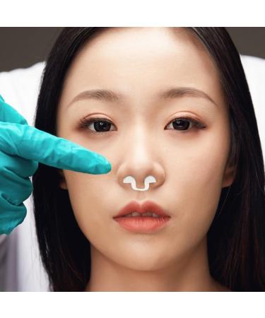 Didiseaon 2pcs Nasal Support Fixator Nostril Retainer for Rhinoplasty Recovery Silicone Nose Guard Preventing Deformation Post Nose Surgery Protector - Buy Online on GoSupps.com