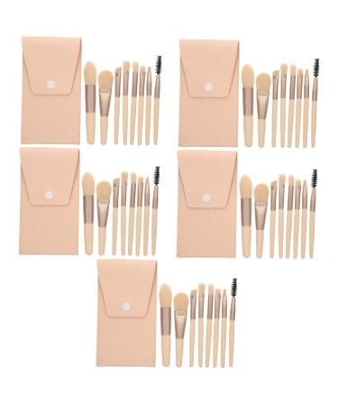 FRCOLOR 5 Sets Travel Make Up Cosmetic Concealer Brush Miss Pu
