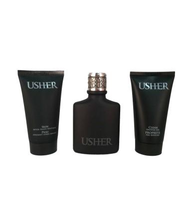 Usher 3 Piece Gift Set for Men 1.7 Ounce 1 Count (Pack of 1)