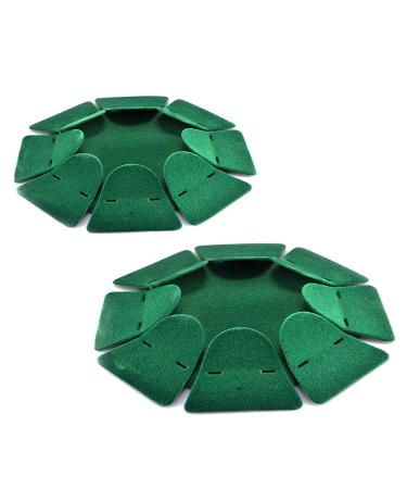 2pcs Green All-Direction Putting Cup Golf Training Hole Practing Cup Aid Indoor/Outdoor