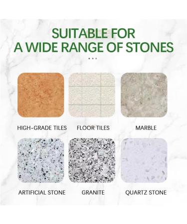 Nano Crystal Coating Agent for Tile & Furniture Marble Nano Crystal Plating Agent Stone Crystal Plating Agent Coating of Stone Nanocrystals Marble Stain Remover universal stone cleaner (2PC 160ML) 2PC 160ML - Buy Online on GoSupps.com