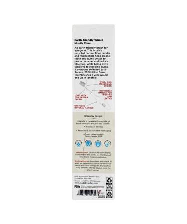 RADIUS Source Soft Toothbrush with Replaceable Head | Eco-Friendly Dental Care - Buy Online on GoSupps.com