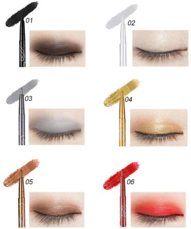  minkissy minkissy Set of 12 Luster Soft Texture Eyeliner Pens with Automatic Rotation - Buy Online on GoSupps.com