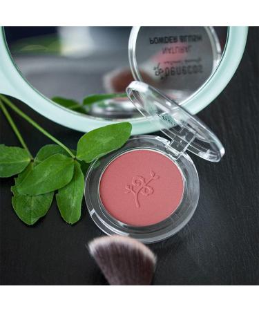 Benecos Pink Blush Powder - Organic Makeup for Natural Glow - All Skin Types (Mallow Rose) - Buy Online on GoSupps.com