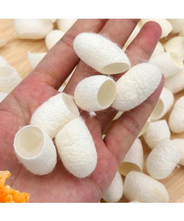 TOYANDONA Lot de 20 Boules Exfoliantes Naturelles en Cocons Soie Taille Moyenne pour Soins Visage Peau Sensible Nettoyage Doux et limination des Points Noirs - Buy Online on GoSupps.com