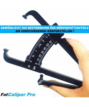 FatCaliper Pro: Accurate Body Fat Measuring Device & Online Calculator | Fat Caliper Fat Meter Body Fat Measurement Tool - Buy Online on GoSupps.com