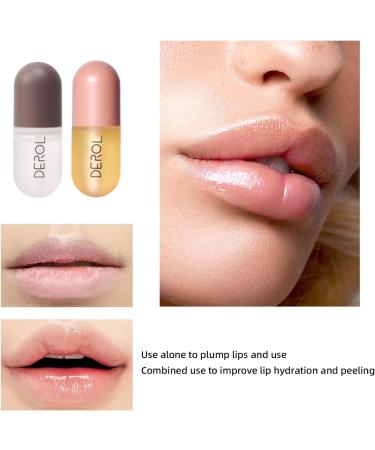 Lip Plumper Natural Lip Plumper Natural Lip Plumper and Lip Care Serum Double Effect Lip Plumper Lip Enhancer Lip Care Serum Lip Plumper Lip Enhancer Lip Plumper Set Lip Plumping Balm Lip Plumping Gloss Day Ues And Night Ues Set (2PCS) 1 count (Pack of 2) - Buy Online on GoSupps.com