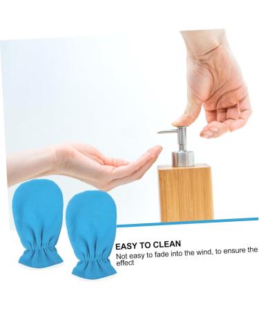 Ipetboom Pink Disposable Gloves 1 Pair Exfoliating Hand Mask Fingerless Spa Miss Flannel Moisturizing Gloves - Buy Online on GoSupps.com