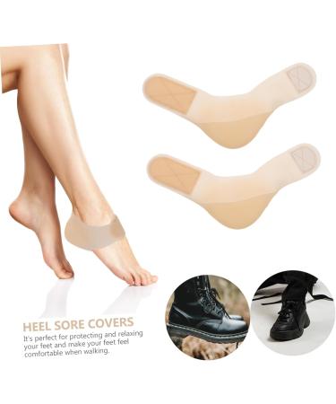 Healvian 8 Pairs Heel Protector | Soft Silicone Foot Cushions for Cracked Heels & Plantar Relief | Breathable TPR Moisturizing Socks - Buy Online on GoSupps.com