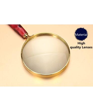 3X Glass Handheld Retro Magnifier for Seniors Low Vision Books Pages Magazines Newspapers Maps Made in China - Buy Online on GoSupps.com