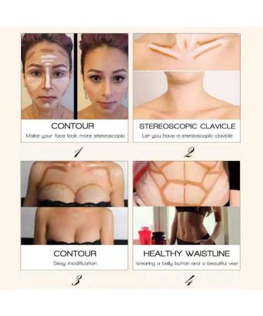 4 Colors Waterproof Correcting Concealer Cream for Dark Circles & Redness - Full Coverage Face Contour Palette - Buy Online on GoSupps.com