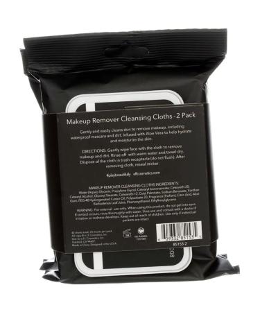 e.l.f. Makeup Remover Wipes 20 ct - Pack of 2 - Gentle Cleansing for Skin - Buy Online on GoSupps.com